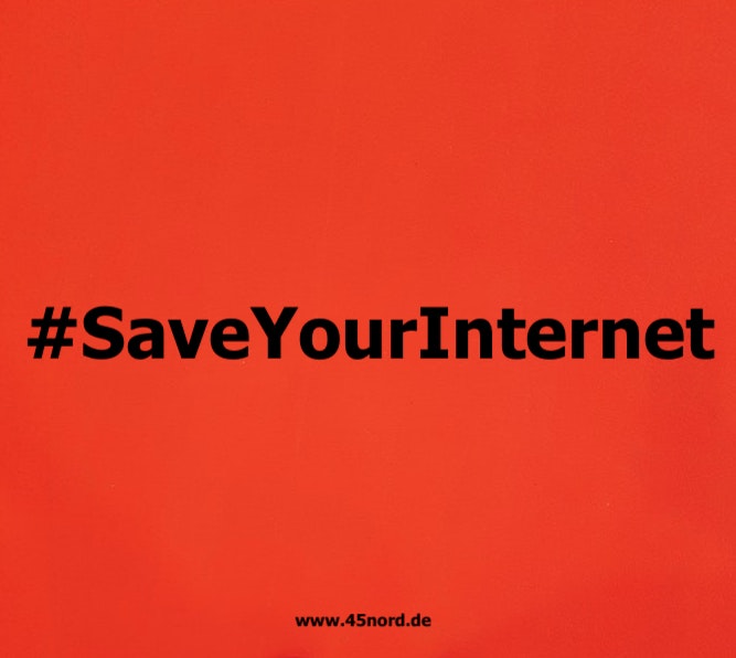 Artikel 13: #SAVEYOURINTERNET 8